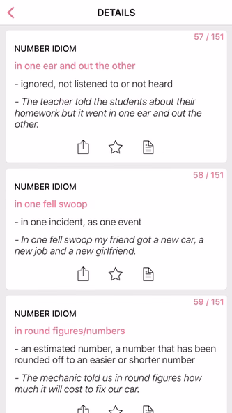 Education - Number idioms Screenshot 1 - AppWisp.com Education - Number idioms Screenshot 1 - AppWisp.com