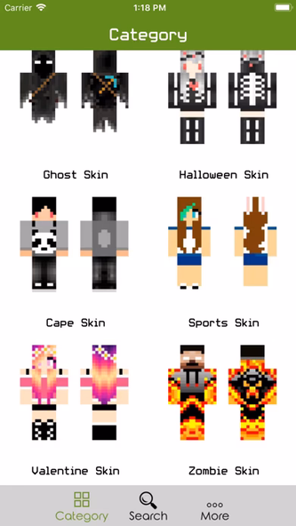 Skins for Minecraft PE and PC Screenshot 4 - AppWisp.com Skins for Minecraft PE and PC Screenshot 4 - AppWisp.com