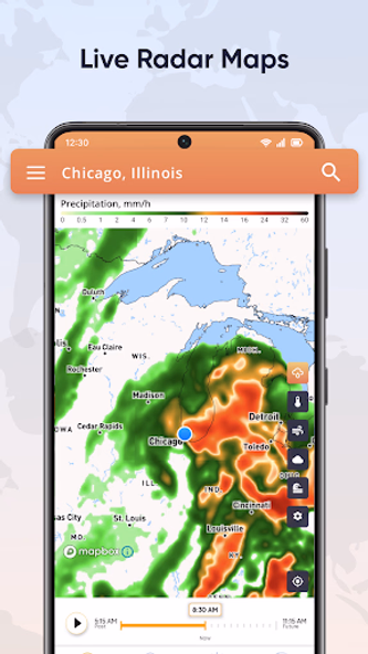 Live Weather Radar Launcher Screenshot 1 - AppWisp.com Live Weather Radar Launcher Screenshot 1 - AppWisp.com