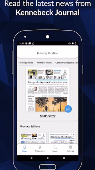 Morning Sentinel e-Edition Screenshot 1 - AppWisp.com Morning Sentinel e-Edition Screenshot 1 - AppWisp.com