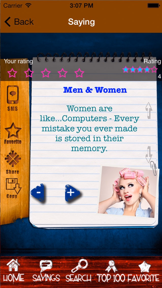 Funny Sayings - Jokes und Quotes That Make You Laugh Screenshot 3 - AppWisp.com Funny Sayings - Jokes und Quotes That Make You Laugh Screenshot 3 - AppWisp.com