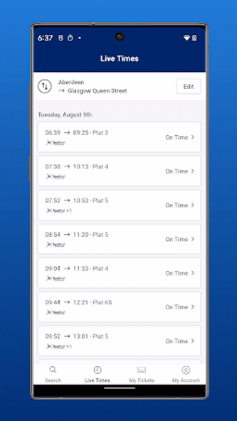 ScotRail Train Times & Tickets Screenshot 4 - AppWisp.com ScotRail Train Times & Tickets Screenshot 4 - AppWisp.com