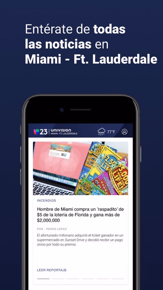 Univision 23 Miami Screenshot 3 - AppWisp.com Univision 23 Miami Screenshot 3 - AppWisp.com