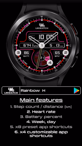 LMwatch rainbow H Screenshot 2 - AppWisp.com LMwatch rainbow H Screenshot 2 - AppWisp.com