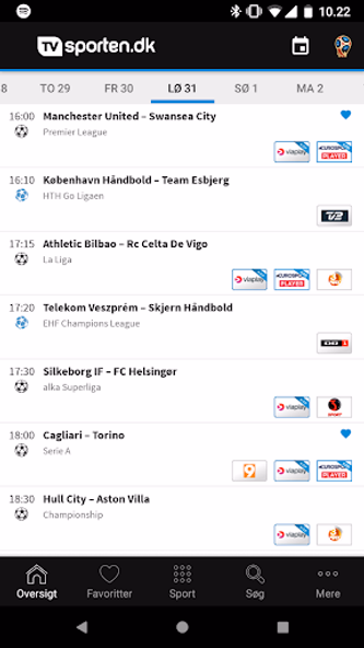 TVsporten.dk sport i TV Screenshot 1 - AppWisp.com TVsporten.dk sport i TV Screenshot 1 - AppWisp.com