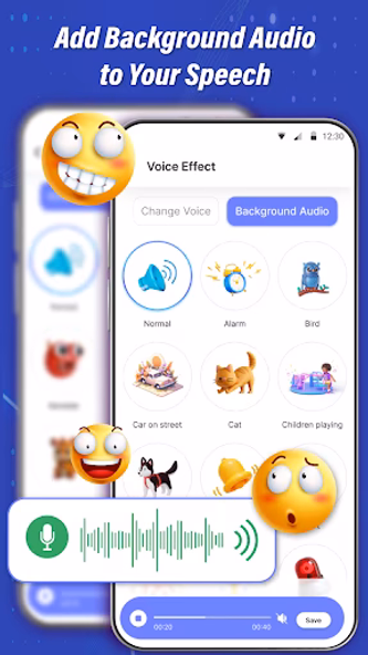 Voice Changer: Audio Effects Screenshot 3 - AppWisp.com Voice Changer: Audio Effects Screenshot 3 - AppWisp.com