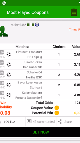 BetsWall Football Betting Tips Screenshot 3 - AppWisp.com BetsWall Football Betting Tips Screenshot 3 - AppWisp.com