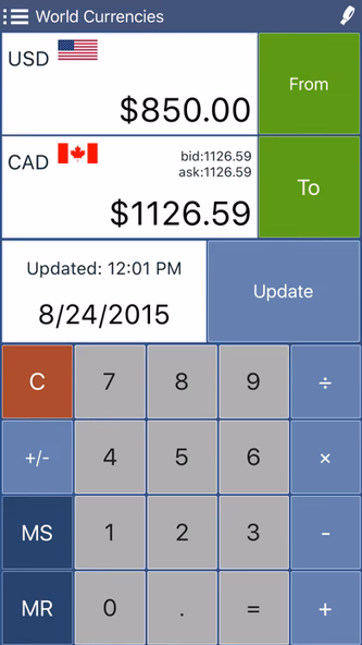 Converter Pro Free - Unit & Currency Conversion Calculator Screenshot 2 - AppWisp.com Converter Pro Free - Unit & Currency Conversion Calculator Screenshot 2 - AppWisp.com