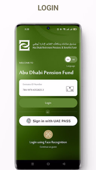 Abu Dhabi Pensions Fund Screenshot 1 - AppWisp.com Abu Dhabi Pensions Fund Screenshot 1 - AppWisp.com