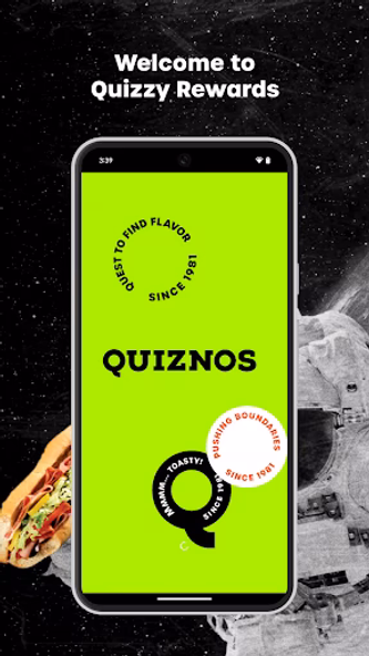 Quiznos Toasty Points Screenshot 1 - AppWisp.com Quiznos Toasty Points Screenshot 1 - AppWisp.com