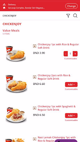 Jollibee Brunei Screenshot 3 - AppWisp.com Jollibee Brunei Screenshot 3 - AppWisp.com