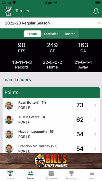 Portage Terriers Official App Screenshot 3 - AppWisp.com Portage Terriers Official App Screenshot 3 - AppWisp.com