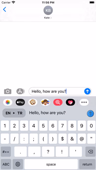 Translate Keyboard for Chat Screenshot 4 - AppWisp.com Translate Keyboard for Chat Screenshot 4 - AppWisp.com