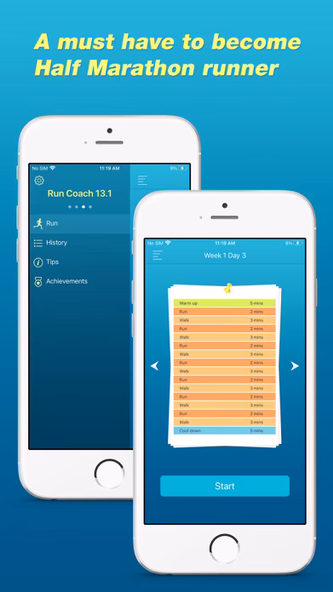 Run Half Marathon Screenshot 1 - AppWisp.com Run Half Marathon Screenshot 1 - AppWisp.com