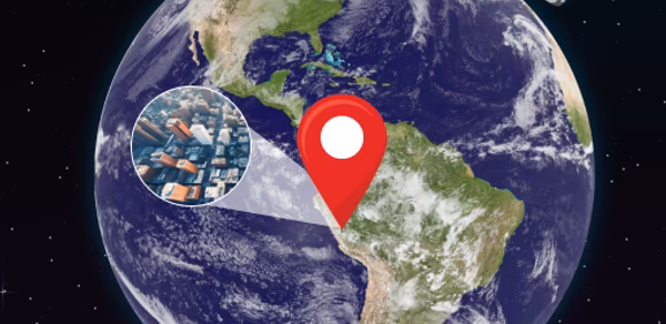 Earth Map Satellite: View Header - AppWisp.com Earth Map Satellite: View Header - AppWisp.com