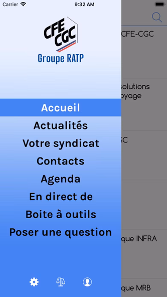 CFE-CGC Groupe RATP Screenshot 1 - AppWisp.com CFE-CGC Groupe RATP Screenshot 1 - AppWisp.com