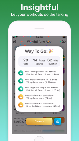 Weightlifting App Screenshot 4 - AppWisp.com Weightlifting App Screenshot 4 - AppWisp.com