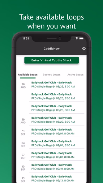 CaddieNow Screenshot 2 - AppWisp.com CaddieNow Screenshot 2 - AppWisp.com