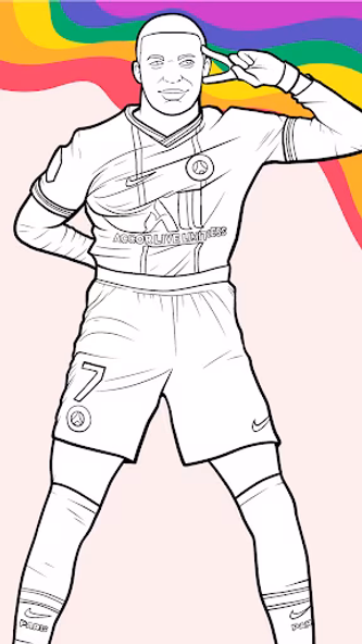 Draw Coloring Football Players Screenshot 4 - AppWisp.com Draw Coloring Football Players Screenshot 4 - AppWisp.com