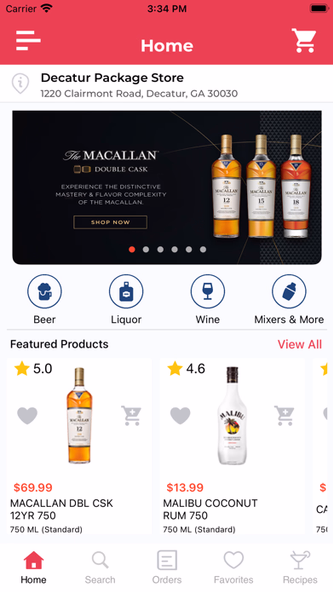 Decatur Package Store Screenshot 1 - AppWisp.com Decatur Package Store Screenshot 1 - AppWisp.com