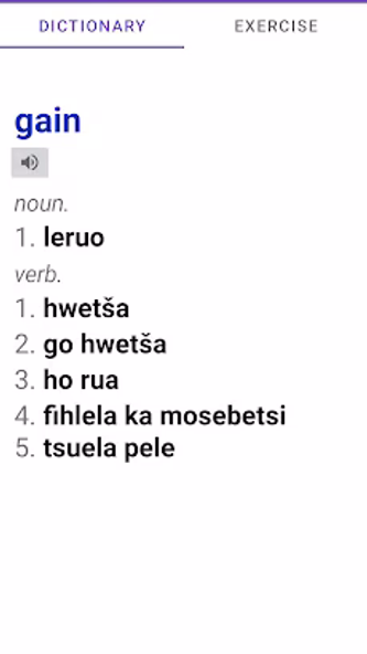 English To Sepedi Dictionary Screenshot 2 - AppWisp.com English To Sepedi Dictionary Screenshot 2 - AppWisp.com
