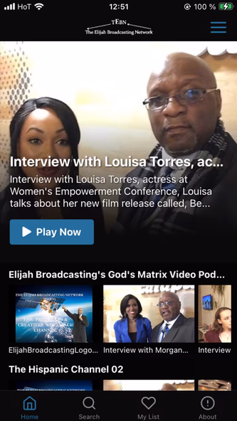 The Elijah Broadcast Network Screenshot 1 - AppWisp.com The Elijah Broadcast Network Screenshot 1 - AppWisp.com