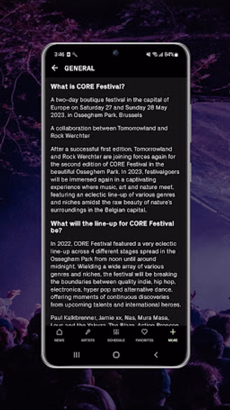 CORE Festival Screenshot 4 - AppWisp.com CORE Festival Screenshot 4 - AppWisp.com