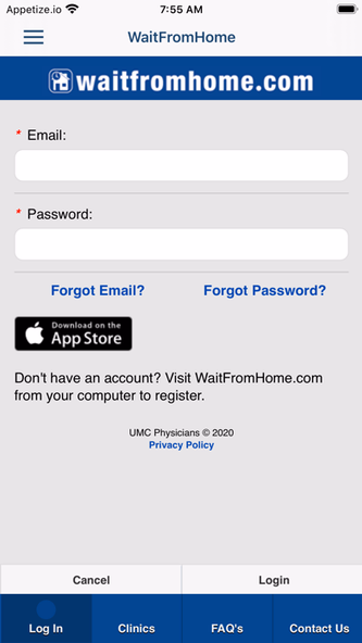 Wait From Home Screenshot 2 - AppWisp.com Wait From Home Screenshot 2 - AppWisp.com