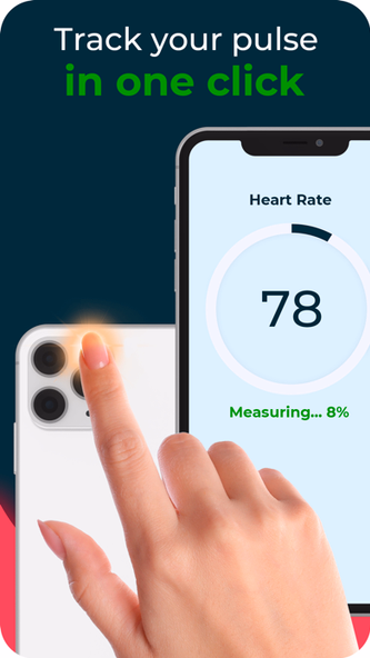 Pulsedo: Heart Rate Monitor Screenshot 1 - AppWisp.com Pulsedo: Heart Rate Monitor Screenshot 1 - AppWisp.com