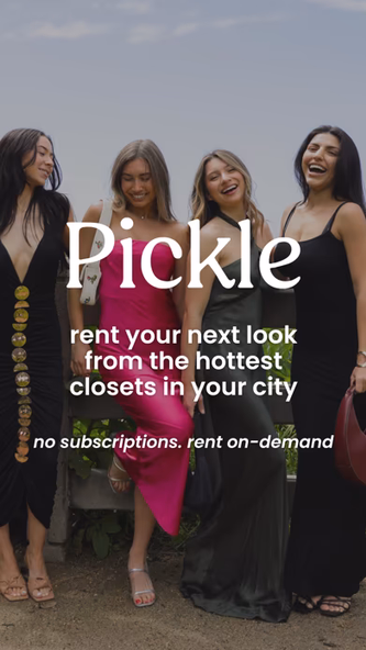 Pickle | Rent & Lend Fashion Screenshot 1 - AppWisp.com Pickle | Rent & Lend Fashion Screenshot 1 - AppWisp.com