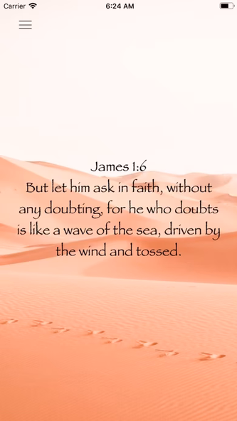 Daily Bible Affirmations Screenshot 1 - AppWisp.com Daily Bible Affirmations Screenshot 1 - AppWisp.com