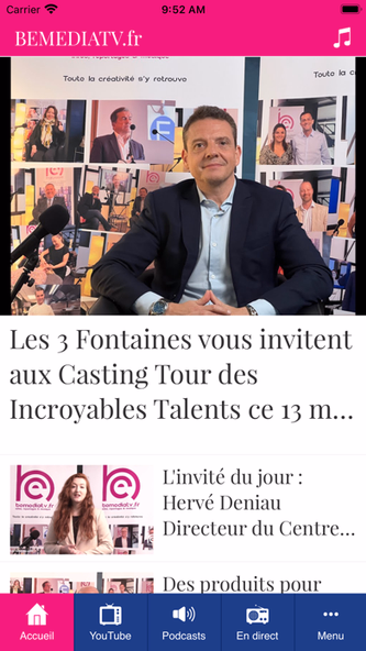BEMEDIATV.fr Screenshot 1 - AppWisp.com BEMEDIATV.fr Screenshot 1 - AppWisp.com