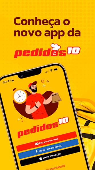 Pedidos10 - Delivery de Tudo Screenshot 1 - AppWisp.com Pedidos10 - Delivery de Tudo Screenshot 1 - AppWisp.com