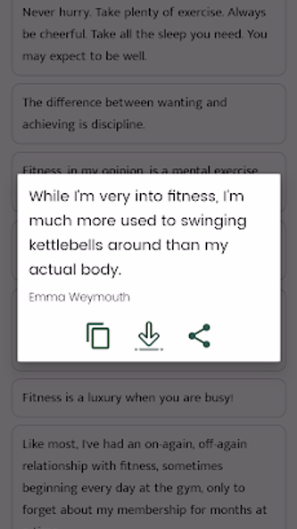 Fitness Quotes and Sayings Screenshot 4 - AppWisp.com Fitness Quotes and Sayings Screenshot 4 - AppWisp.com