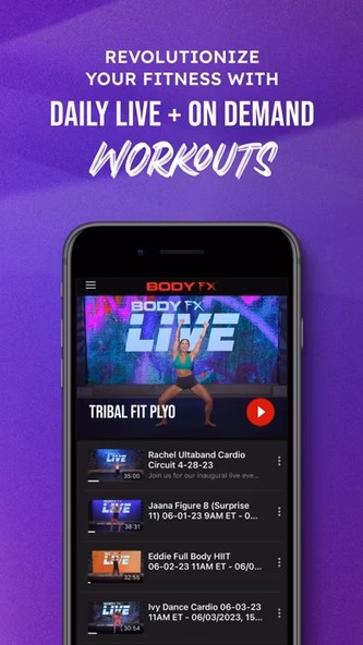 Body FX Home Fitness Screenshot 2 - AppWisp.com Body FX Home Fitness Screenshot 2 - AppWisp.com