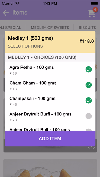 Kanti Sweets Screenshot 3 - AppWisp.com Kanti Sweets Screenshot 3 - AppWisp.com
