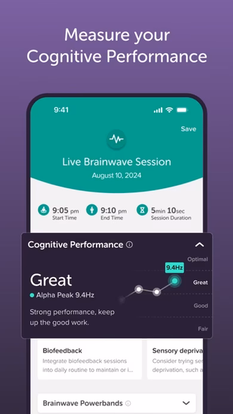 Muse: Brain Health & Sleep Screenshot 2 - AppWisp.com Muse: Brain Health & Sleep Screenshot 2 - AppWisp.com