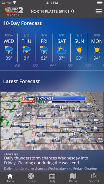 KNOP News 2 Weather Screenshot 2 - AppWisp.com KNOP News 2 Weather Screenshot 2 - AppWisp.com