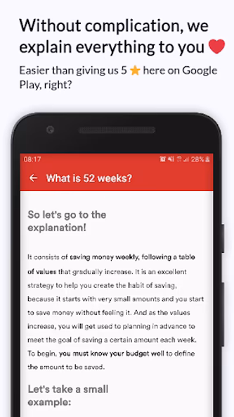 52 Weeks - Save Your Money Screenshot 2 - AppWisp.com 52 Weeks - Save Your Money Screenshot 2 - AppWisp.com