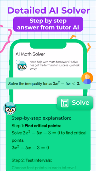 Homework Helper AI Math Solver Screenshot 2 - AppWisp.com