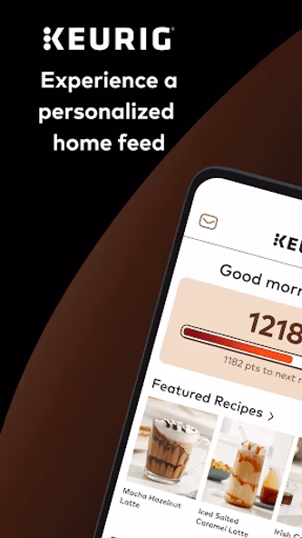 Keurig Screenshot 1 - AppWisp.com Keurig Screenshot 1 - AppWisp.com