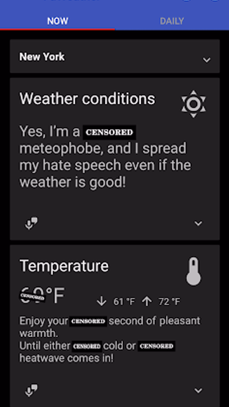 FuWeather Screenshot 1 - AppWisp.com FuWeather Screenshot 1 - AppWisp.com