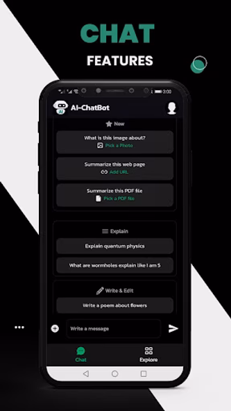 AI chatbot - Ask anything Screenshot 3 - AppWisp.com AI chatbot - Ask anything Screenshot 3 - AppWisp.com