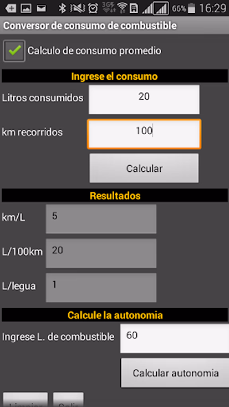 Conversor consumo combustible Screenshot 3 - AppWisp.com Conversor consumo combustible Screenshot 3 - AppWisp.com