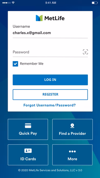 MetLife US App Screenshot 1 - AppWisp.com MetLife US App Screenshot 1 - AppWisp.com