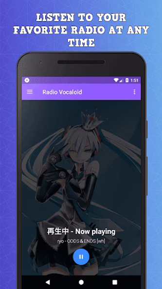 Radio Vocaloid Music Screenshot 1 - AppWisp.com Radio Vocaloid Music Screenshot 1 - AppWisp.com