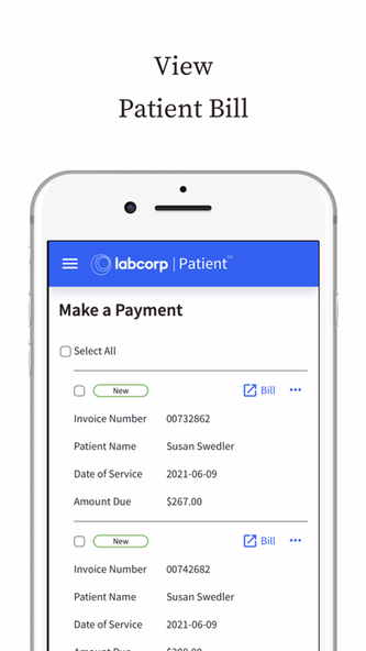 Labcorp | Patient Screenshot 2 - AppWisp.com Labcorp | Patient Screenshot 2 - AppWisp.com