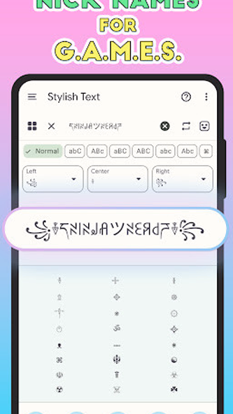 Stylish Text - Fonts Keyboard Screenshot 4 - AppWisp.com Stylish Text - Fonts Keyboard Screenshot 4 - AppWisp.com