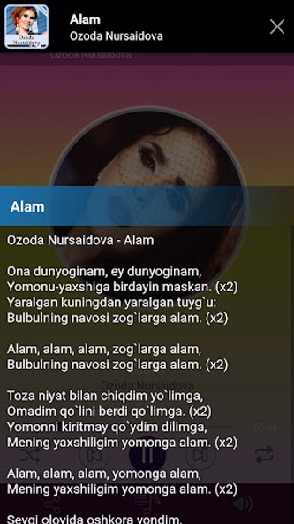 Ozoda Nursaidova qo'shiqlari Screenshot 2 - AppWisp.com Ozoda Nursaidova qo'shiqlari Screenshot 2 - AppWisp.com