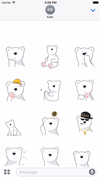 Polar Bear Animated Stickers Screenshot 1 - AppWisp.com Polar Bear Animated Stickers Screenshot 1 - AppWisp.com